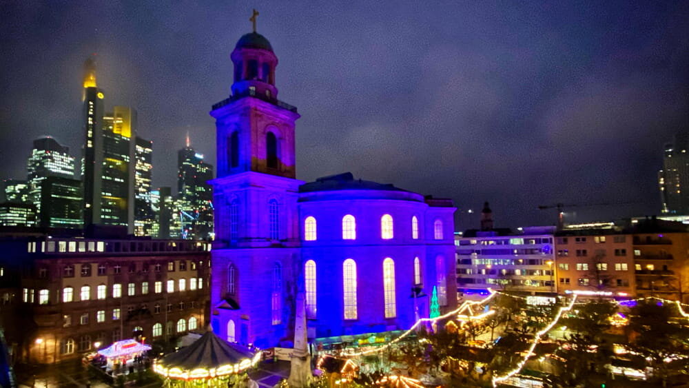 Frankfurter Paulskirche Erstrahlt Anl Sslich Des Internationalen Tags