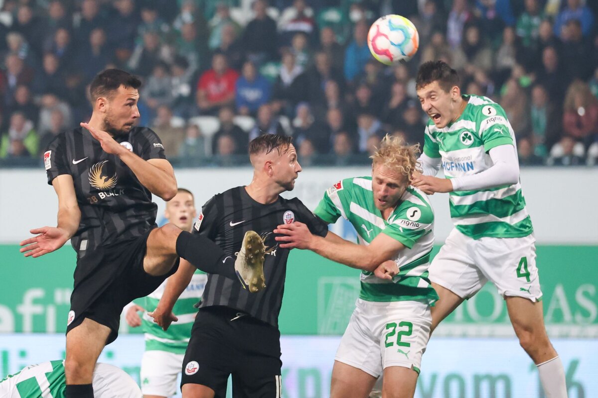 Fürth wrong decision: bitter draw against Rostock