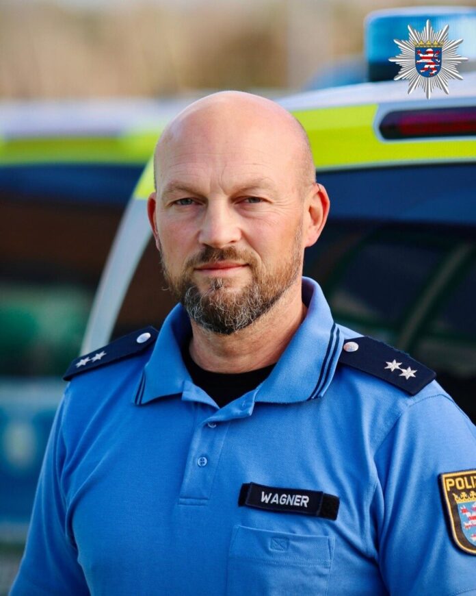 Polizeioberkommissar Michael Wagner. (Foto: Polizeipräsidium Südhessen)