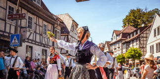 cccccccIn Lindenfels wird vom 2. bis 5. August das 120-jährige Bestehen des Burg- und Trachtenfestes gefeiert. Bild: Natalie Nürnberger