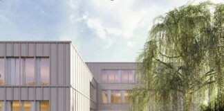 Ausblick: So wird der Neubau des Beruflichen Schulzentrums Odenwaldkreis einst aussehen. Computeranimation Fischer Rüdenauer Architekten Stuttgart